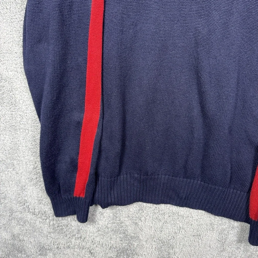 Ralph Lauren Sweater Mens 2XL XXL Vintage Polo Rugby Track Knit Pullover Jumper